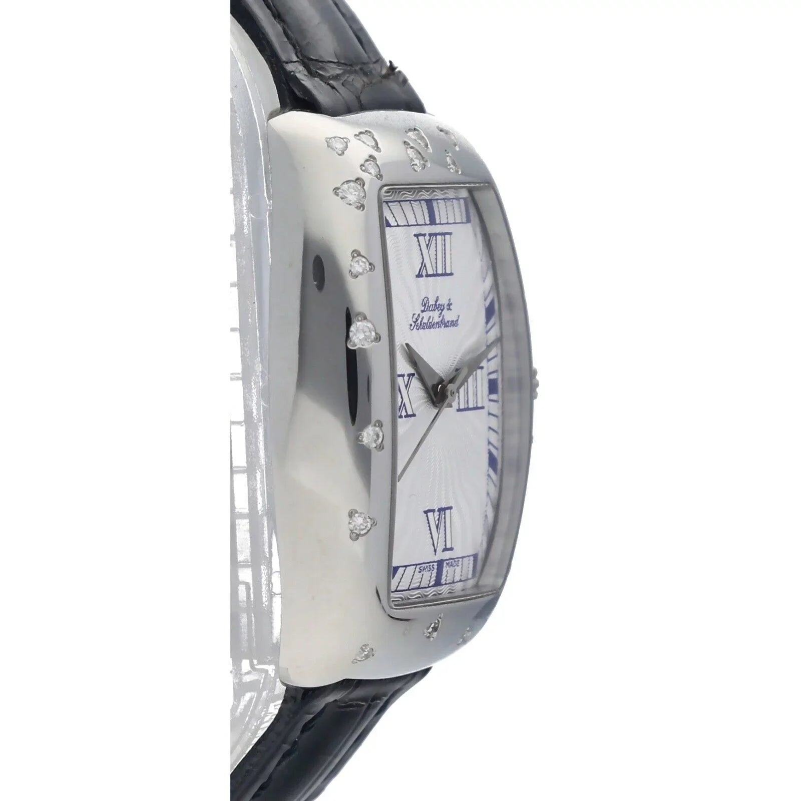 27mm Schaldenbrand Lady Women's Tonneau Dubey Automatic Fantasy Watch Steel &amp;