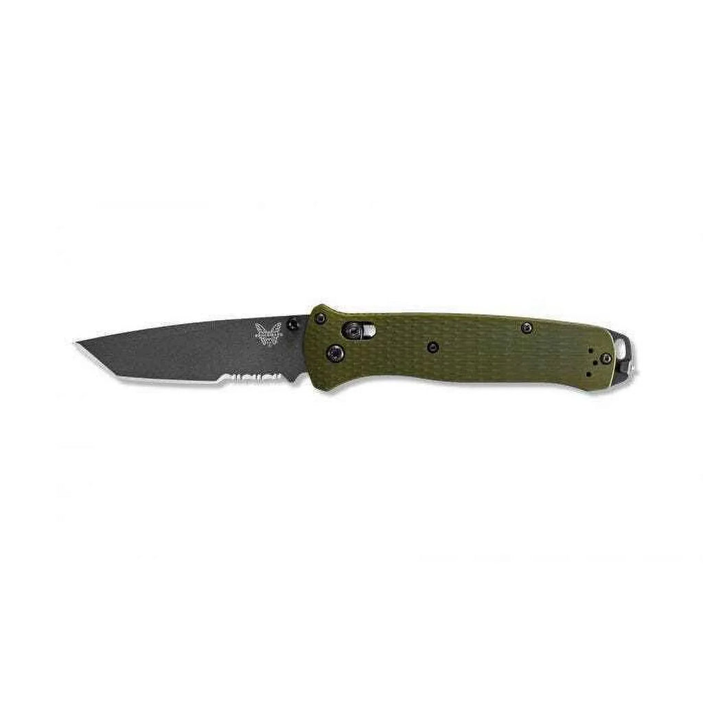 Axis Serrated 537SGY-1 Super Bailout Coated Tanto Benchmade Steel Tool CPM-M4 Knife Grey