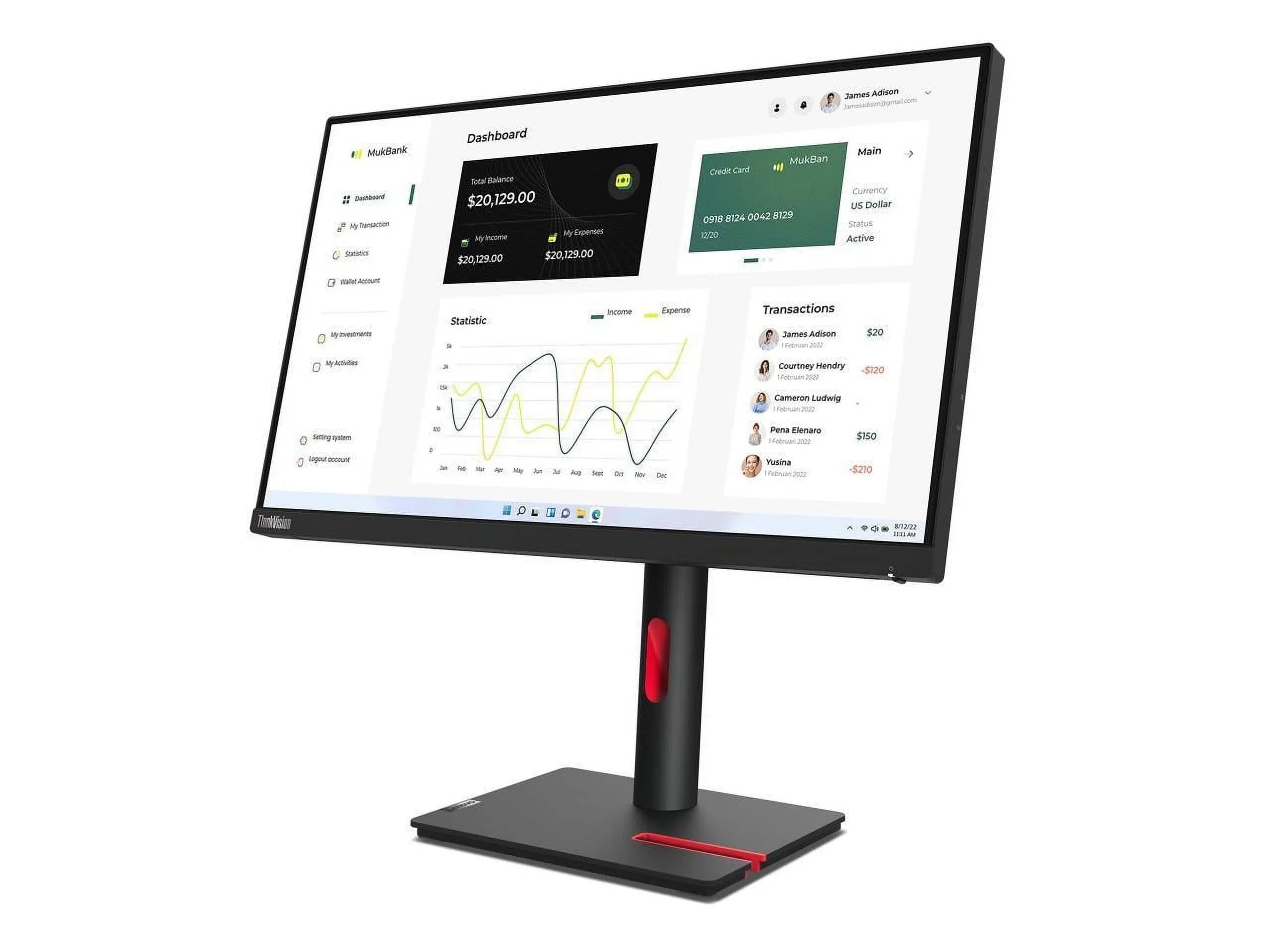 '- 23 Monitor inch T23i-30 Lenovo ThinkVision