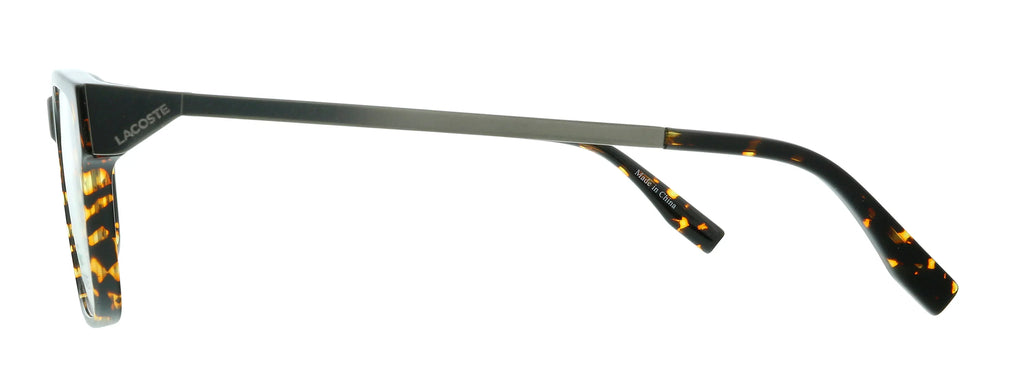 220 Rectangle for L2867 Lacoste Eyeglasses Havana mens Modified Dark