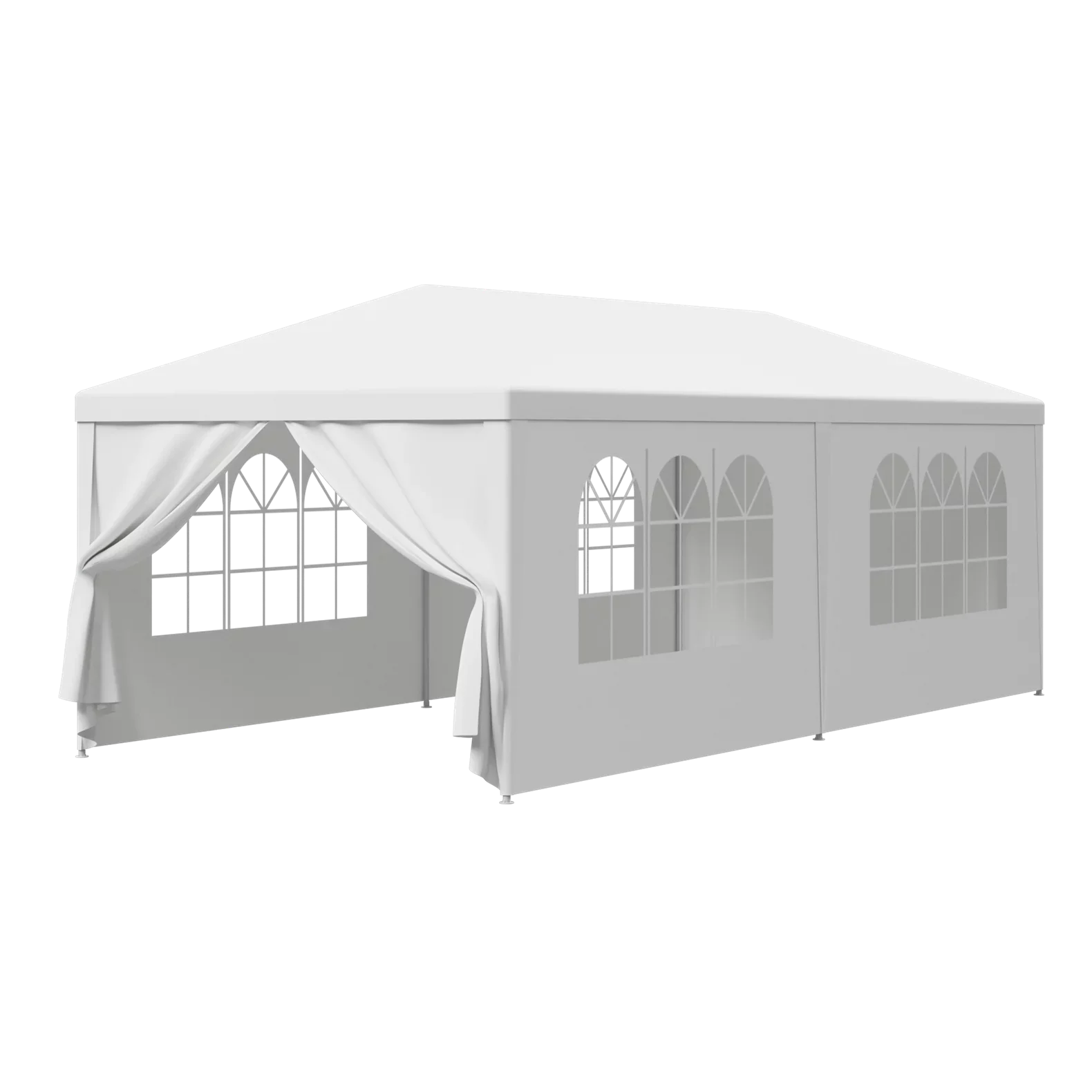 Side Canopies 8.00, Event Zeny Pavilion Tent Party Gazebo Wedding Walls, White 10'x20' Canopy 6 Outdoor with