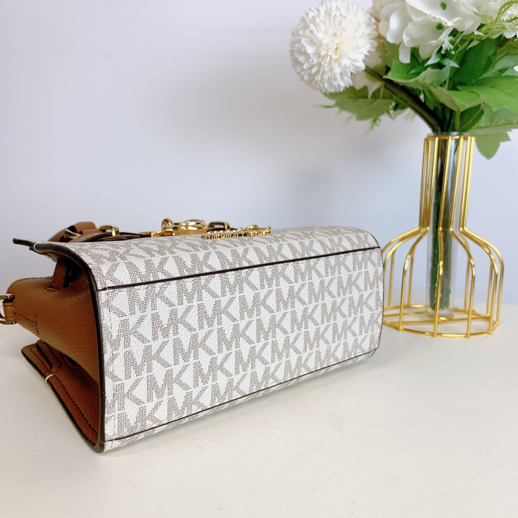 in 35H1GHMS0B Hamilton Signature Crossbody XS Michacl VANILLA Satchel Kors