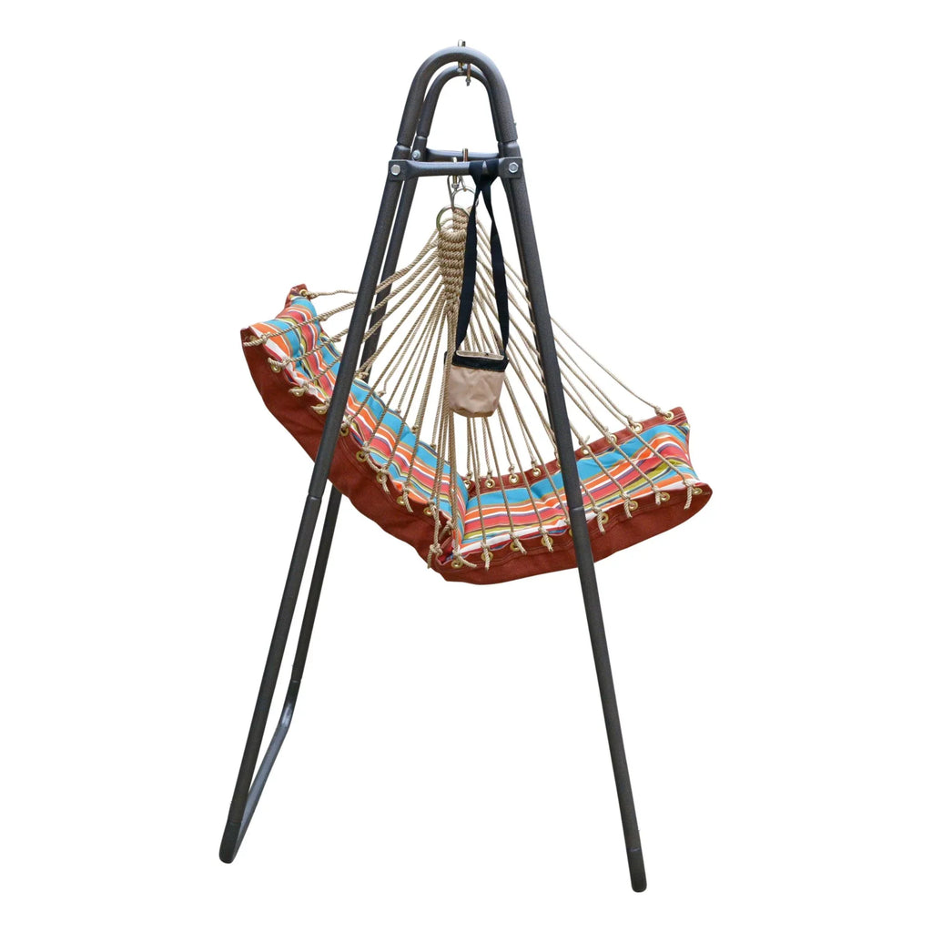 64" with Soft Chair Hammock Hamptons and Orange Polyester Stand Blue Collection Comfort The