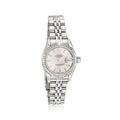 Pre-Owned Ross-Simons Datejust Steel White and 26mm Watch, Automatic Rolex Adult 18kt Women's Stainless Women's, Gold