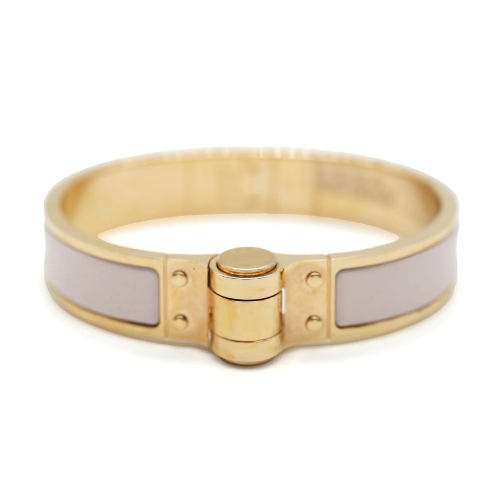 Uni Hermes Bracelet Candeur Hinged Rose Narrow In Charniere Pre-Owned