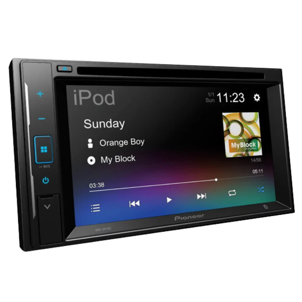 KIT395 Stereo - /Bluetooth Backup Din Bundle Double Pioneer Car 2004-2008 F-150 for with Radio Kit Camera, Mounting Installation and Touchscreen DVD Ford - Kit Multimedia