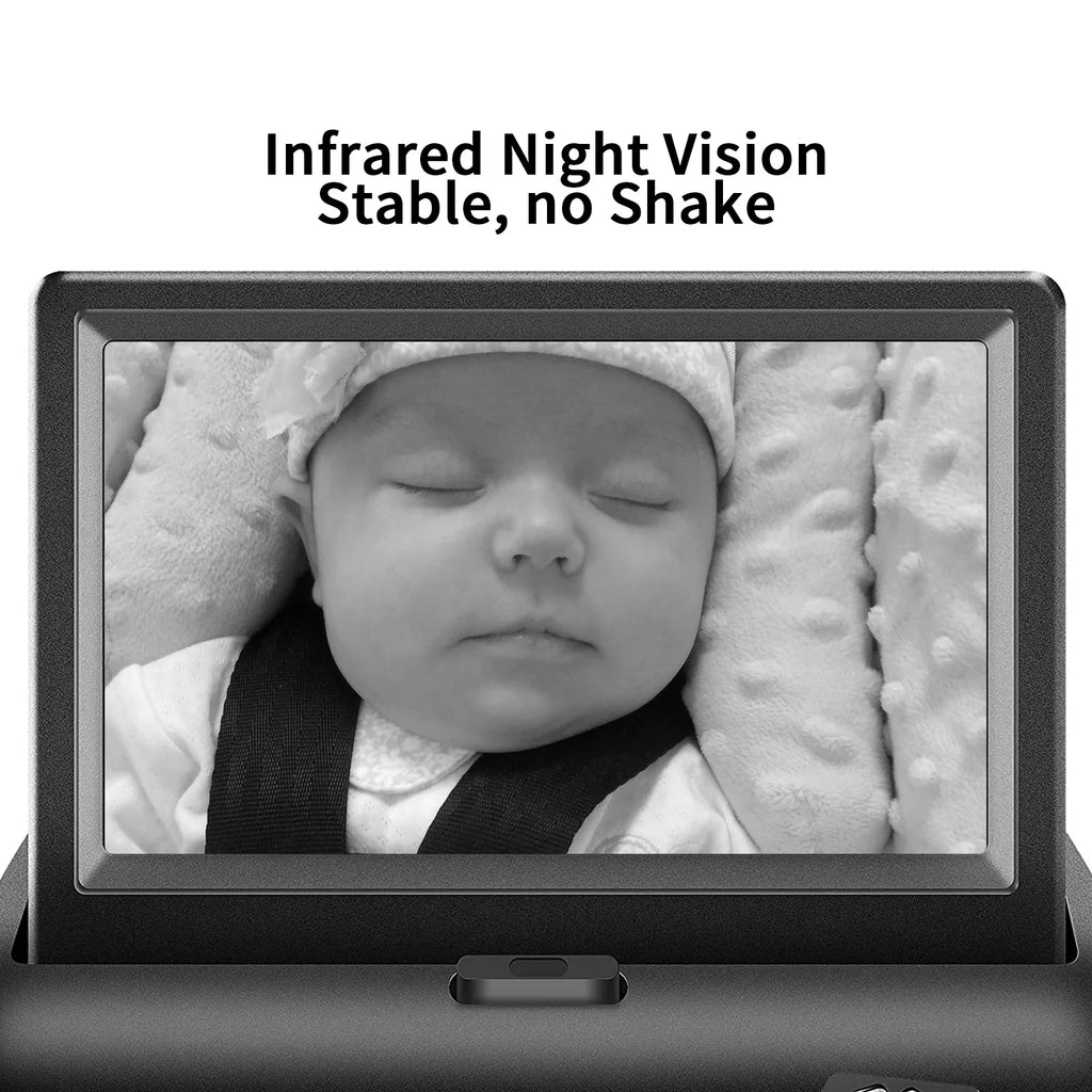 for Baby Car View Seat with Ideal Monitor Night Rear Crystal Infrared Radirus Vision, Facing Clear Camera,