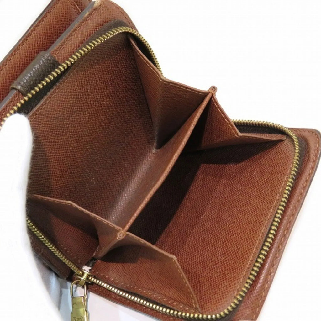 Men's M61667 Louis (Fair) Wallet Zip Vuitton Bifold Women's Compact Monogram Pre-Owned