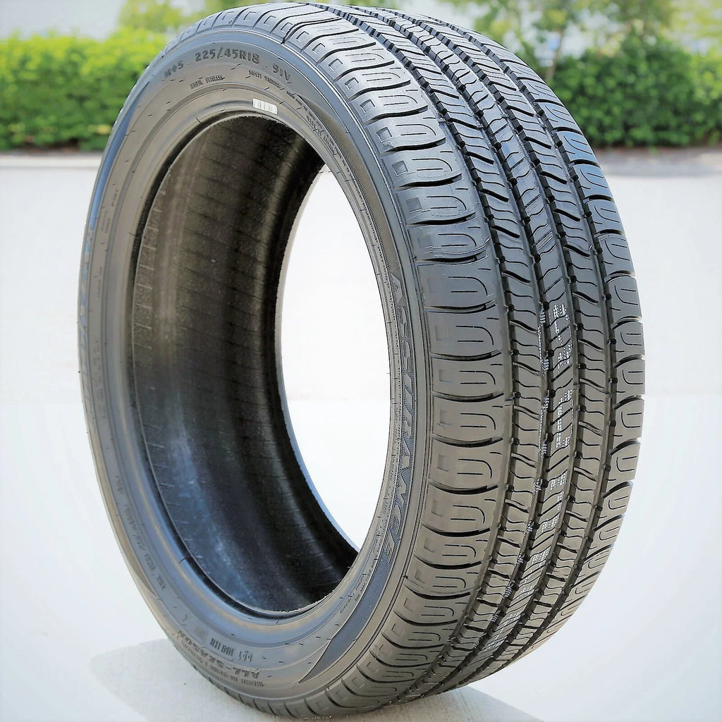 Fits: Assurance Ford Season (FOUR) XLE, Set Fusion SEL 2008-12 of 2012 91V All-Season 225/45R18 Goodyear 4 A/S All Tires Toyota Camry