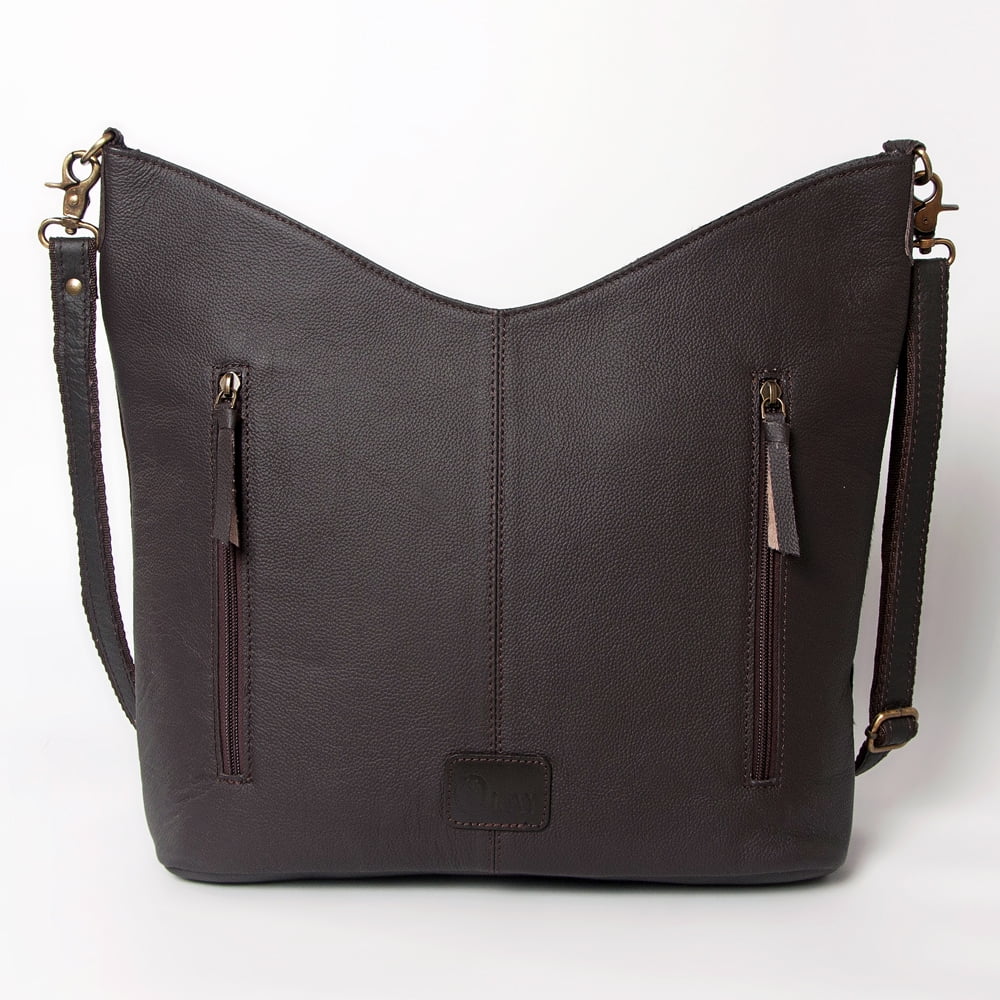 handbag bag Leather KB KBA122 Hair-on purse OHLAY western Hand Tooled HOBO women Genuine