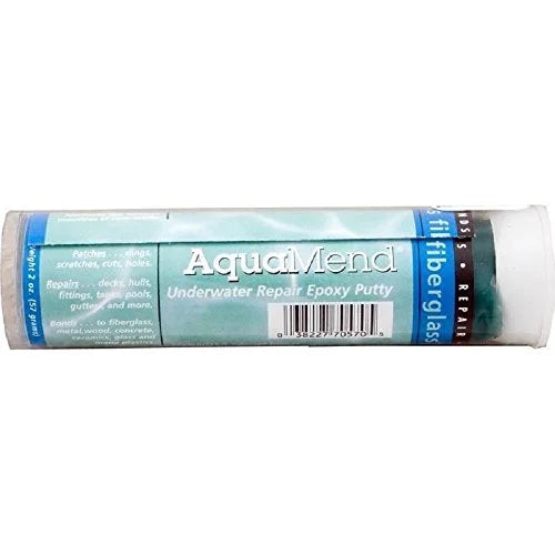 Epoxy Polymeric Systems Putty, Underwater Stick 2oz AquaMend, 600470570