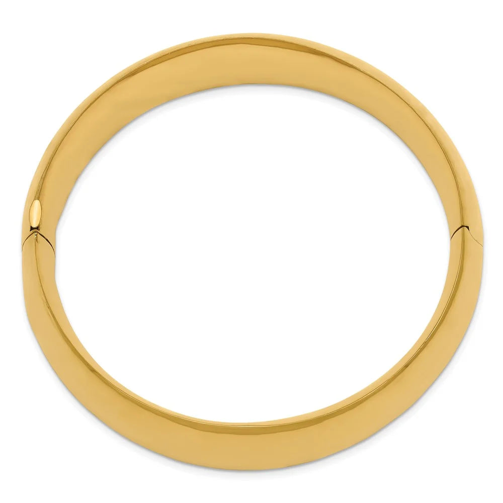 Hinged Polished Bracelet High 13/16 14k QHP13/16O Bangle Oversize