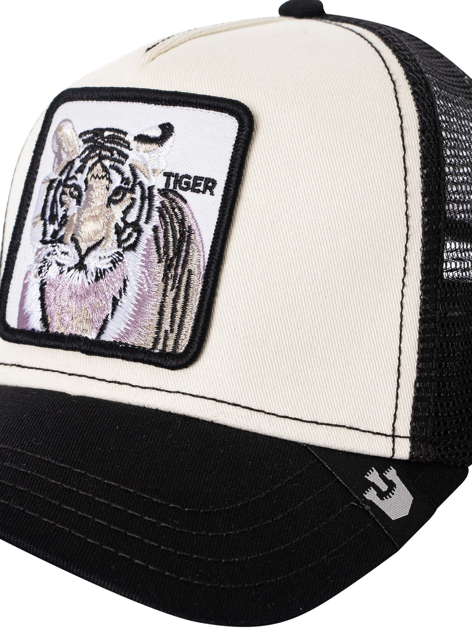 Bros. White Black Goorin The Cap, Tiger Trucker