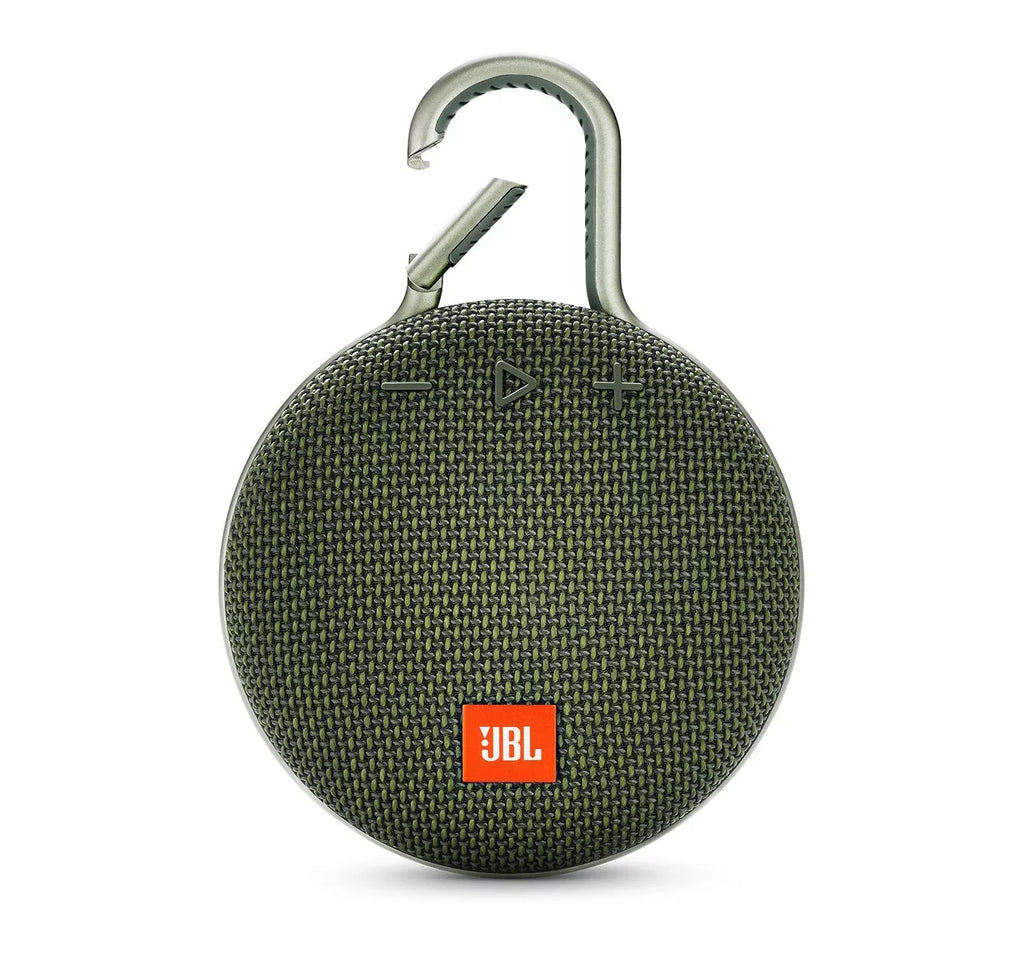 Portable Bluetooth JBL Forest Green Speaker 3 Clip (Refurbished) Restored