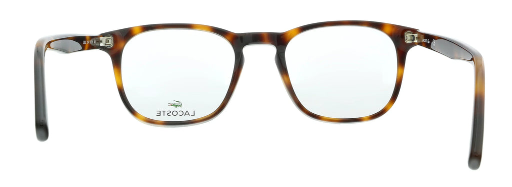 for mens L2832 Havana Modified Rectangle Eyeglasses Lacoste 214