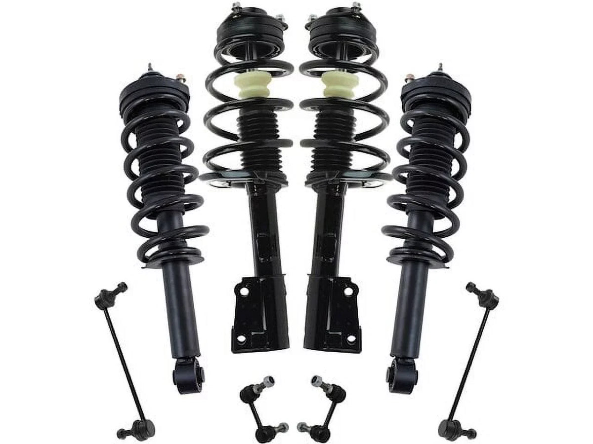 '- Journey - Kit Spring 8 Rear 2010 Piece 2012 2018 Link Dodge and Sway 2014 Compatible V6 3.6L 2013 2015 2009 2011 Coil - Front 3.5L Strut 2016 2017 Bar and with