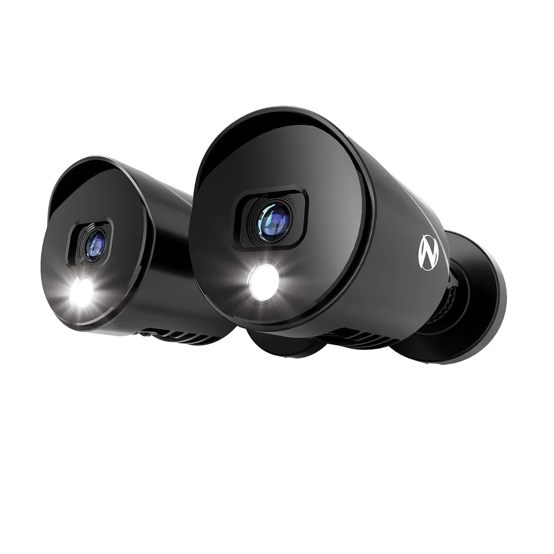 Pack 1080p 2 On Black Cameras Deterrence - - Add Wired