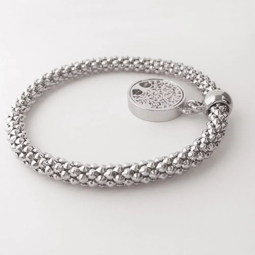 Intense Jewelry Bangle Sliver Adjustable High Pendant Chain Roll Notes Rock Bracelet
