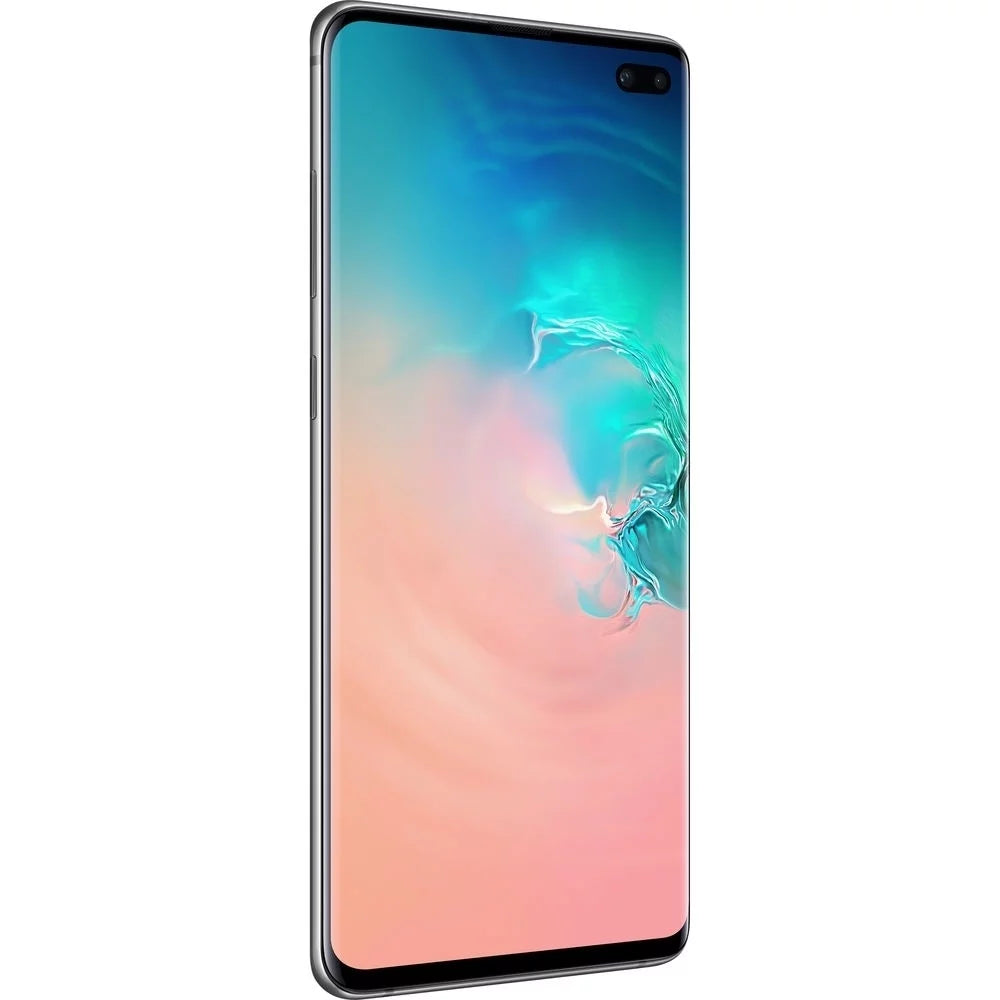 Blemished) - LTE Galaxy Fully (Used 6.1" 4G 128GB Samsung White Unlocked, S10+ Prism