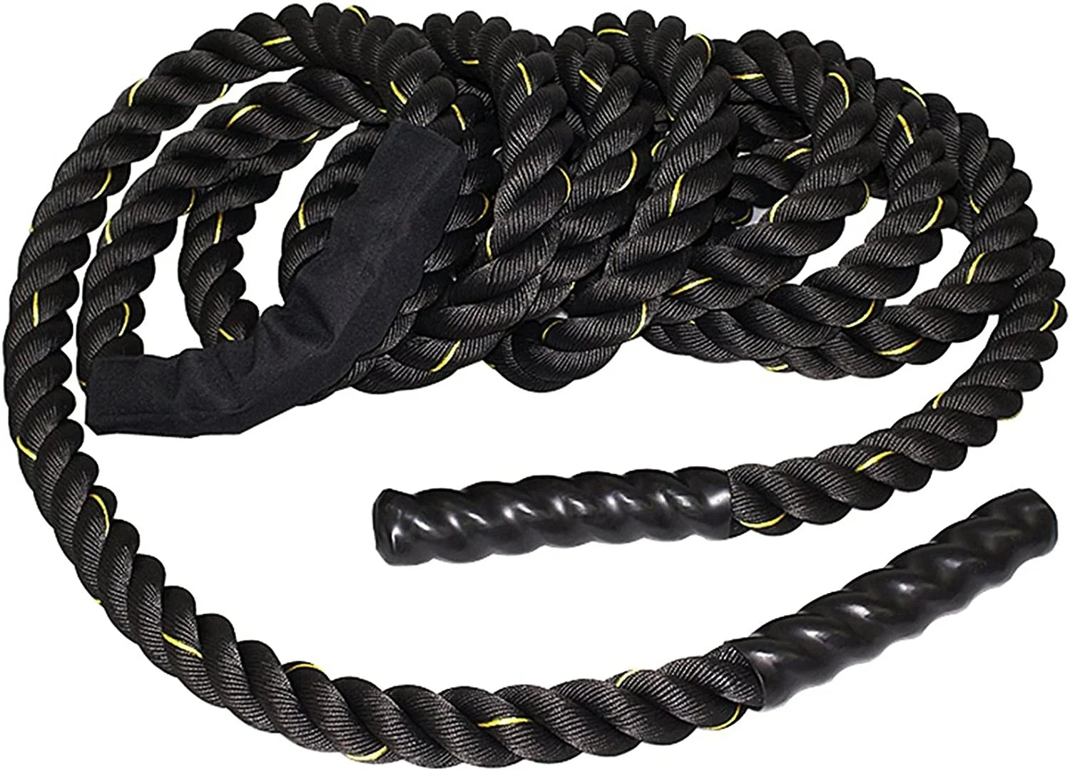 Strength 1.5" Workout Training 30FT Exercise Rope Ropes Indoor Dacron Home Poly Battle Diameter Core Fitness