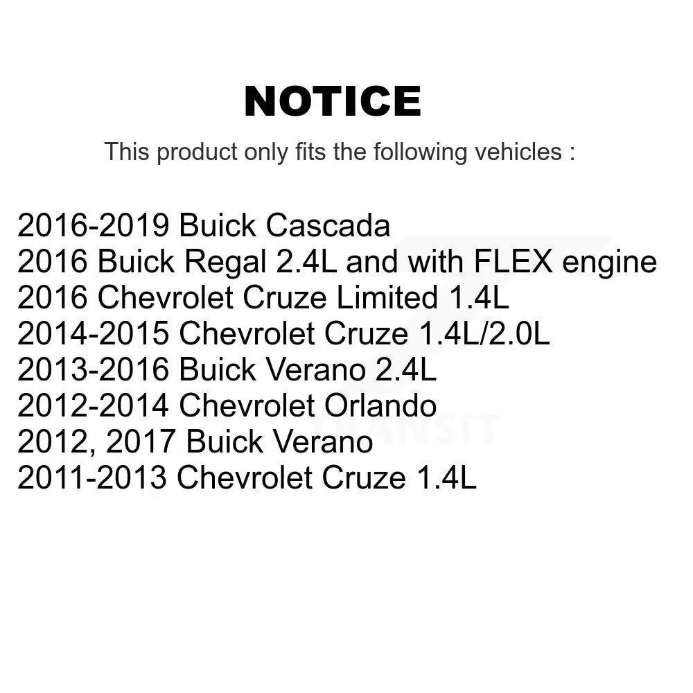 Verano Filters KFL-101282 Cruze And Regal Chevrolet For Orlando Limited Cabin Cascada Buick Air Kit