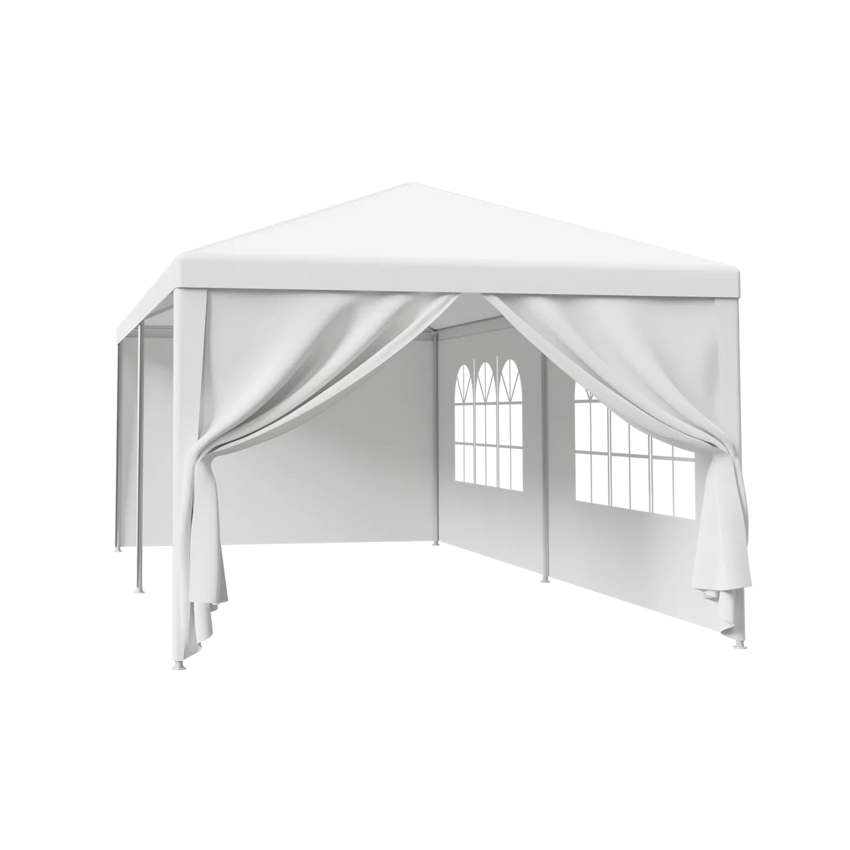 Side Canopies 8.00, Event Zeny Pavilion Tent Party Gazebo Wedding Walls, White 10'x20' Canopy 6 Outdoor with