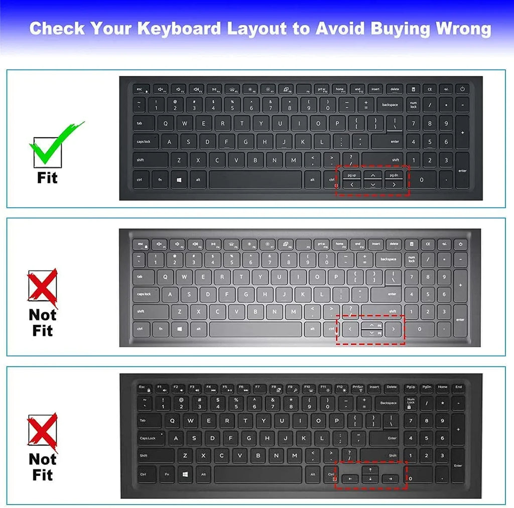 7506 5584 17 5508 5598 5590 7501 7591 15 5505 5501 3501 Dell 3505 Cover Inspiron for 7590 15.6 Keyboard 5502 5593 17.3