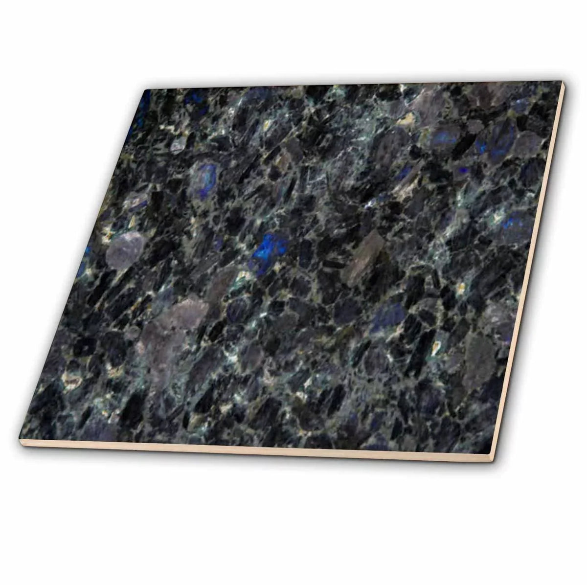 granite 12 Volga print Tile ct-97971-4 Inch Blue Ceramic