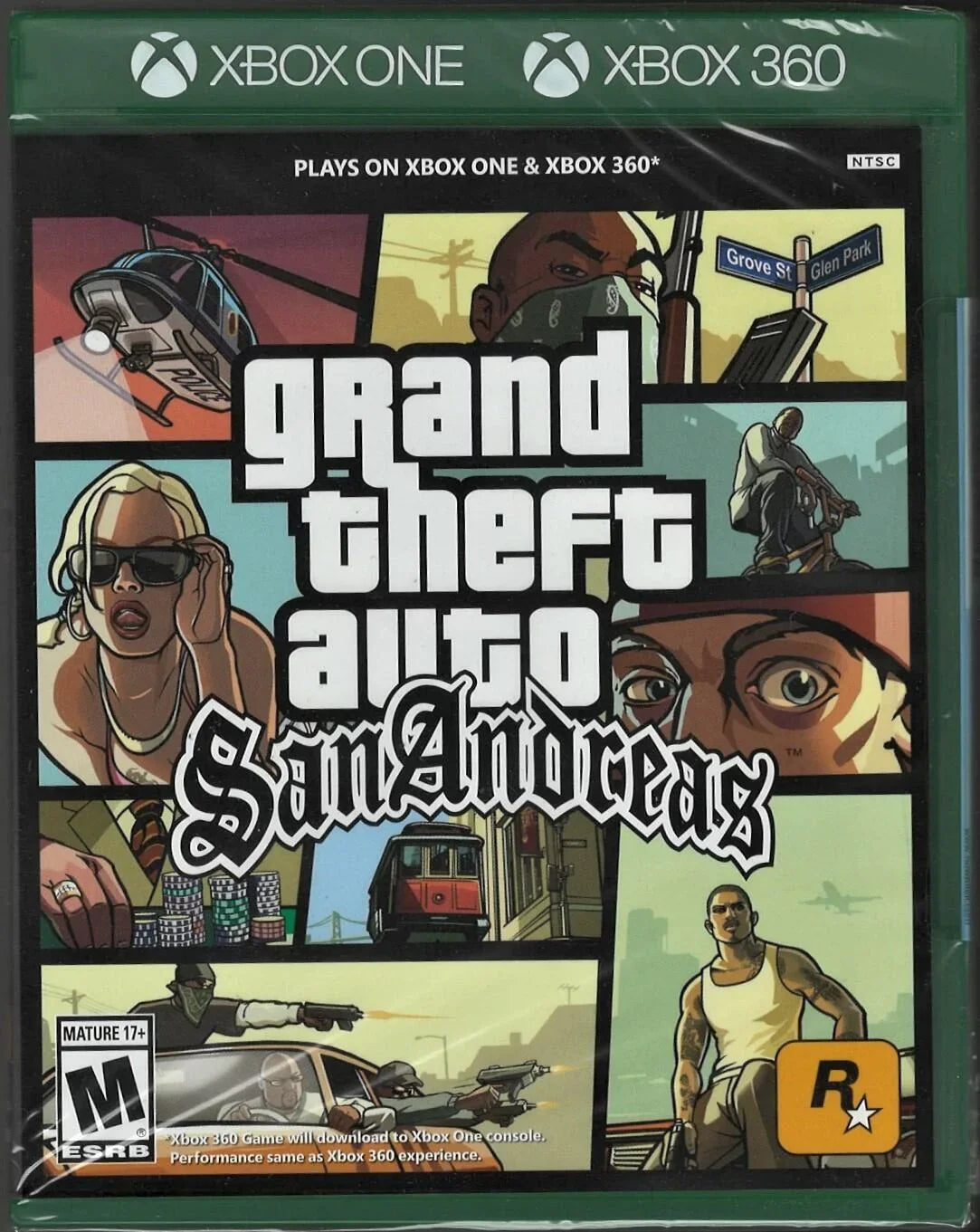 Factory New 360 Xbox Auto: Packaging) San Grand Andreas Theft Sealed-0710425495649 (XB1 (Brand