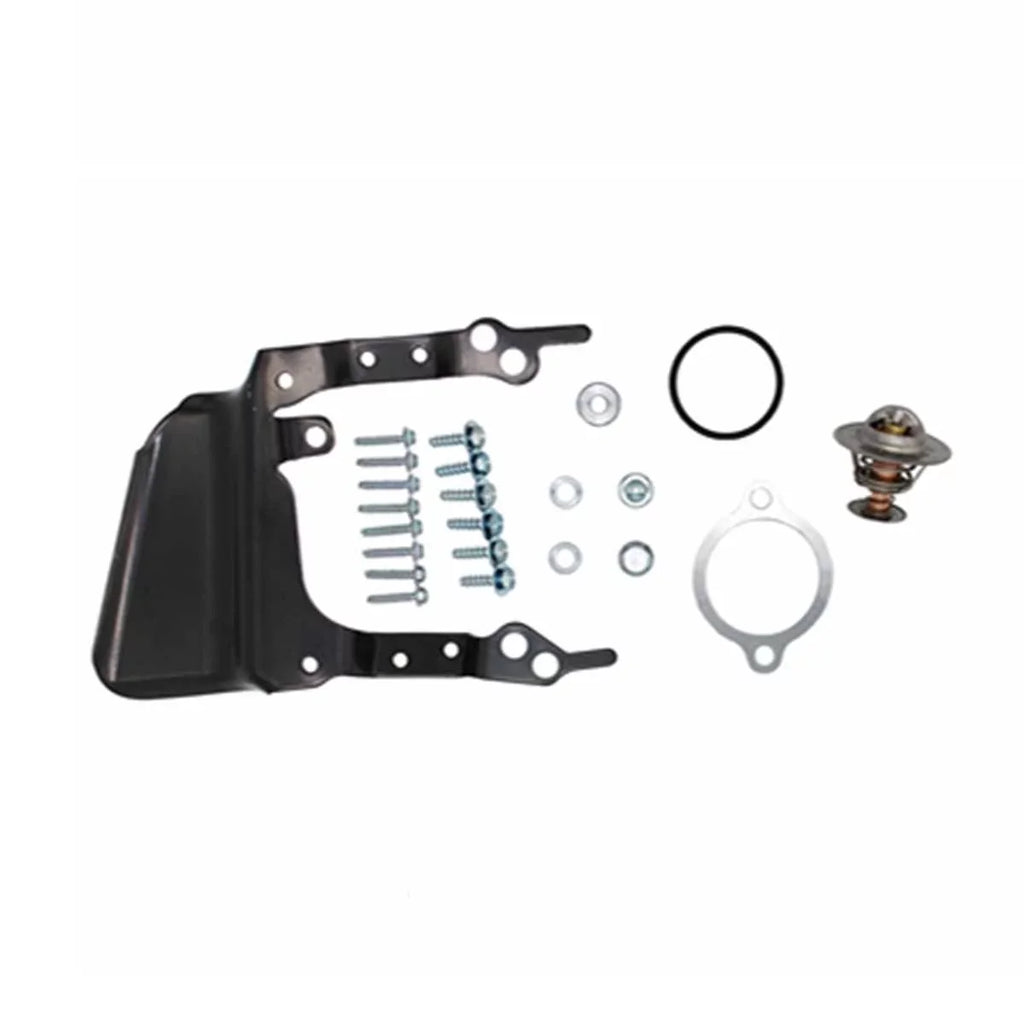 and AutoShack Victoria Town Explorer Gaskets Lincoln with Grand Car Manifold Mercury Ford Mustang Without Replacement Mountaineer Marquis Heated Coolant for PCV Upper Crown Intake Thermostat