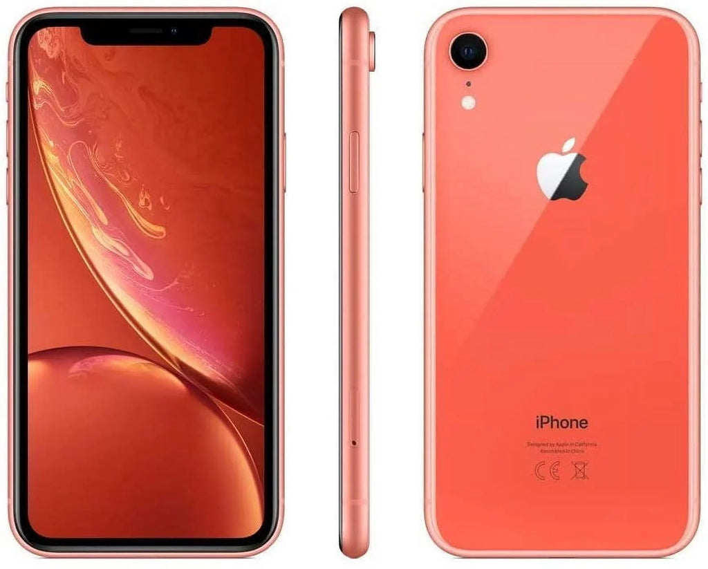 64GB XR Coral (Refurbished) Unlocked Restored Fully iPhone Smartphone Apple