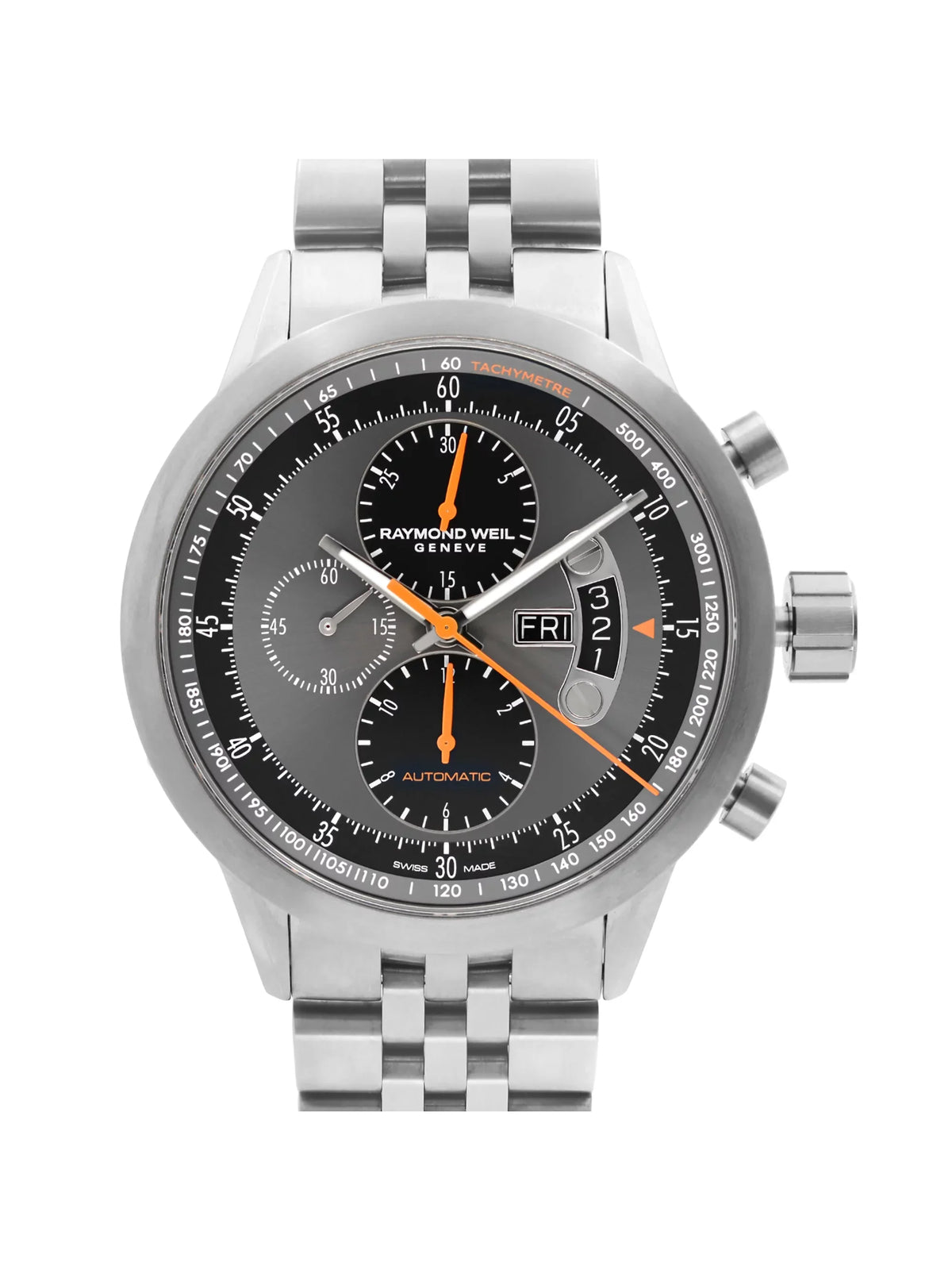 Watch Dial Weil (Good) Automatic Titanium Pre-Owned Gray Mens Freelancer Raymond 7745-TI-05609