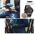 Family Watch Women Son Mom for Wooden Wife Men Wood Husband Watch, Casual Engraved Handmade Dad Customized