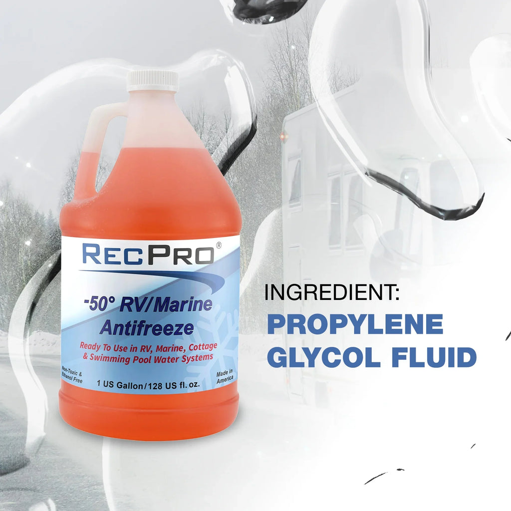 Antifreeze Pack) for (2 Winterizing RV Fluid RecPro Vehicles Concentrate