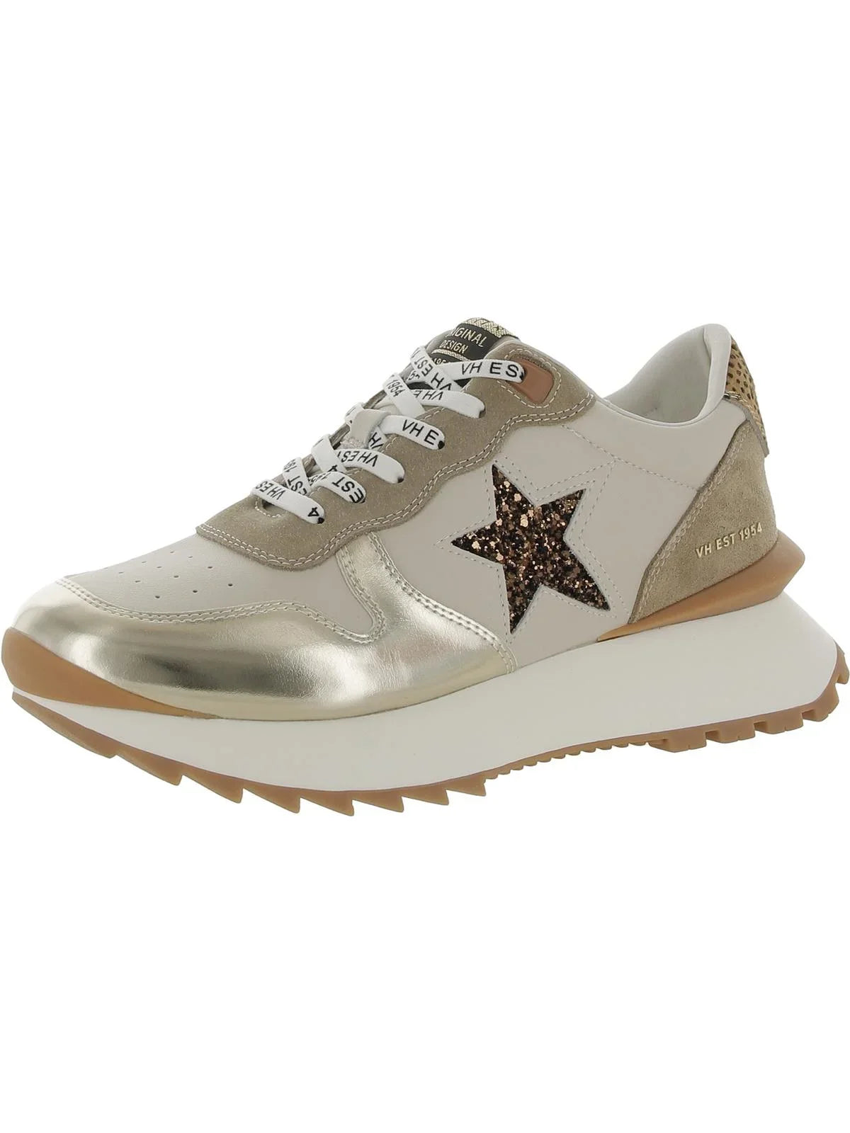 and Major Vintage Fashion Womens Havana Casual Hair Calf Sneakers Lifestyle
