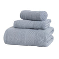 Cotton Pcs/set Medium Towel Hotel Cleaning Grey 3 Drying Hands Absorption Home Body Towel, Face Water Sweat