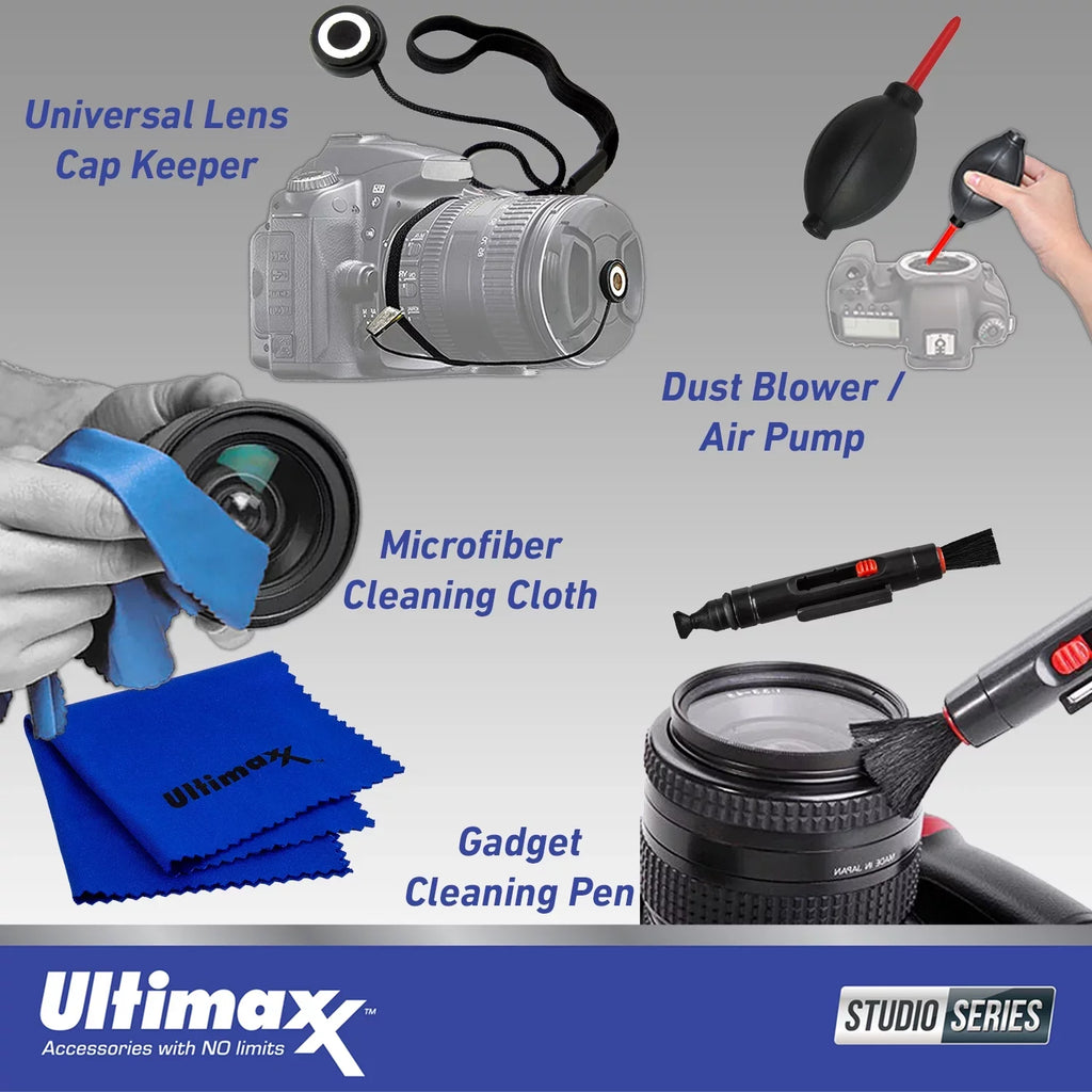 RF 16mm & Water-Resistant - Bundle f/2.8 Lens Variable Density More (11pc STM (ND2-ND400) Lens Ultimaxx Canon Essential Pouch, Bundle) Filter Includes: Neutral