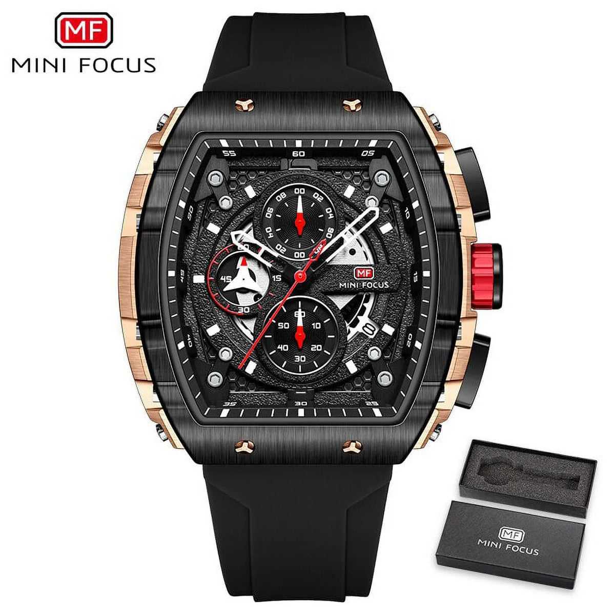 Masculino Blue Men Wristwatch Brand Fashion Waterproof Watch Top Silicone Quartz Luxury Chronograph Strap Relogio Sport Watches