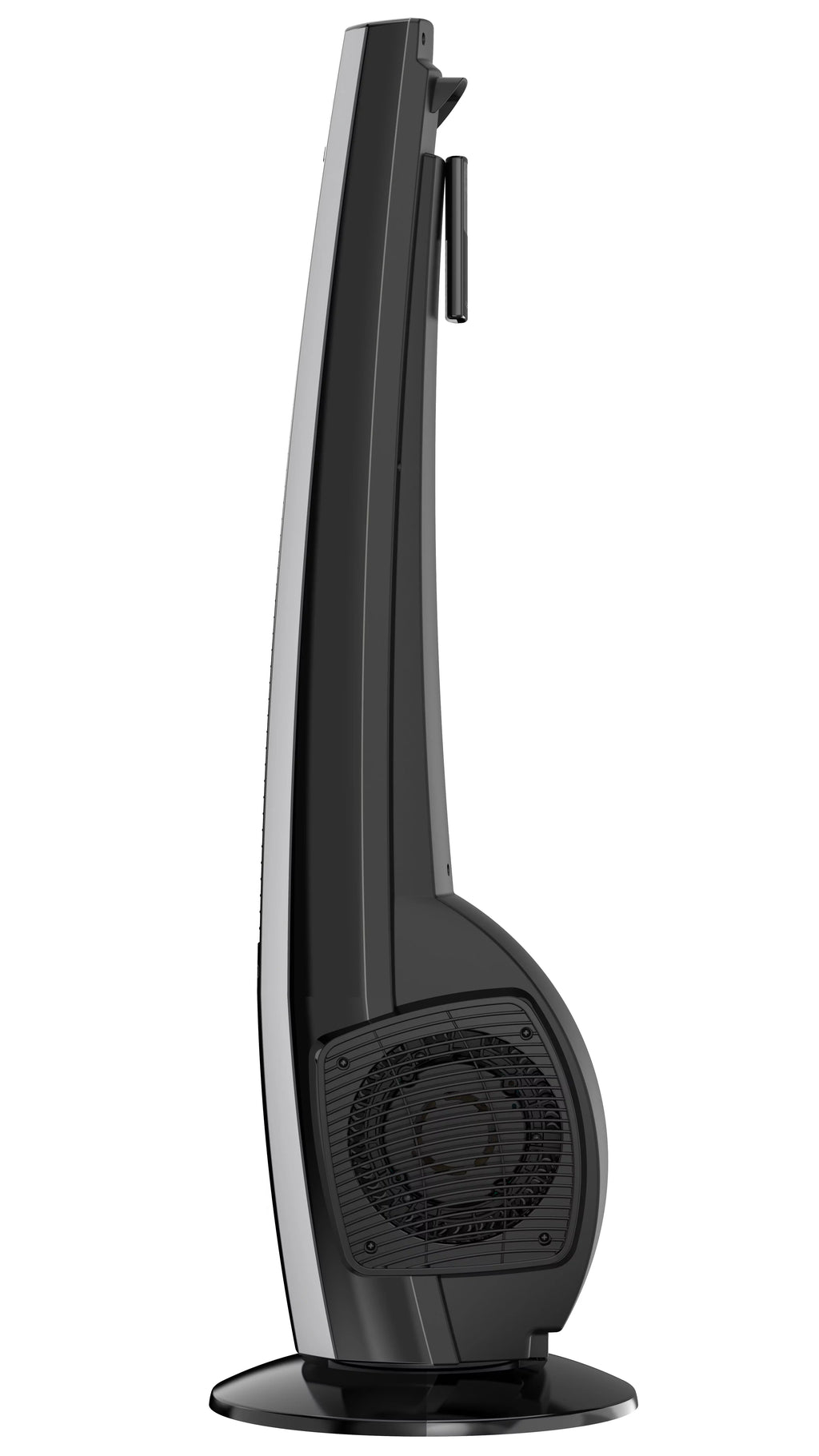 Fan Hybrid 38" Lasko Remote Black/Silver, Tower Timer, New 4-Speed T38415, with Control,