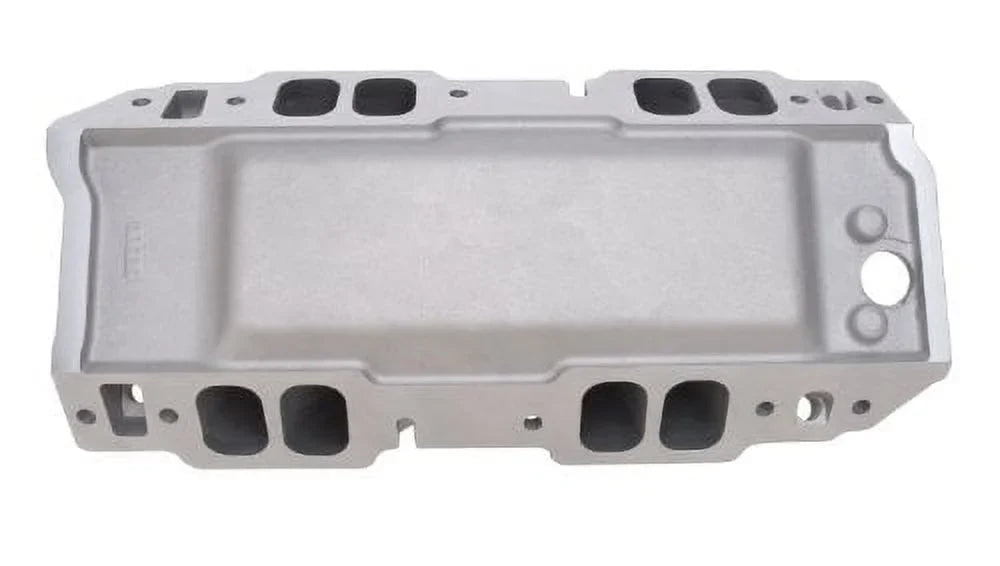 Super BBC Short Deck Conventional Heads Manifold Rect Edelbrock 565 Victor Port