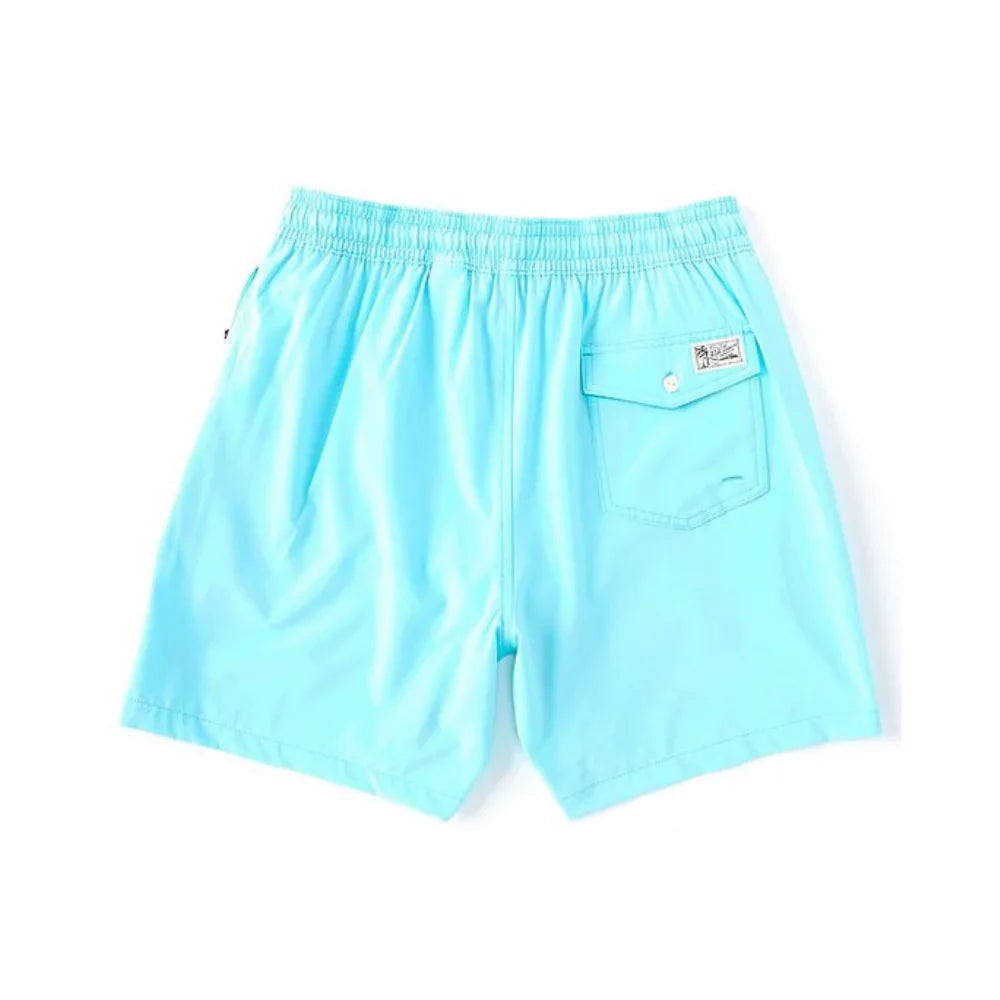 5.75 Lauren L Inseam Polo HAMMOND Trunks BLUE Traveler Solid Ralph Swim