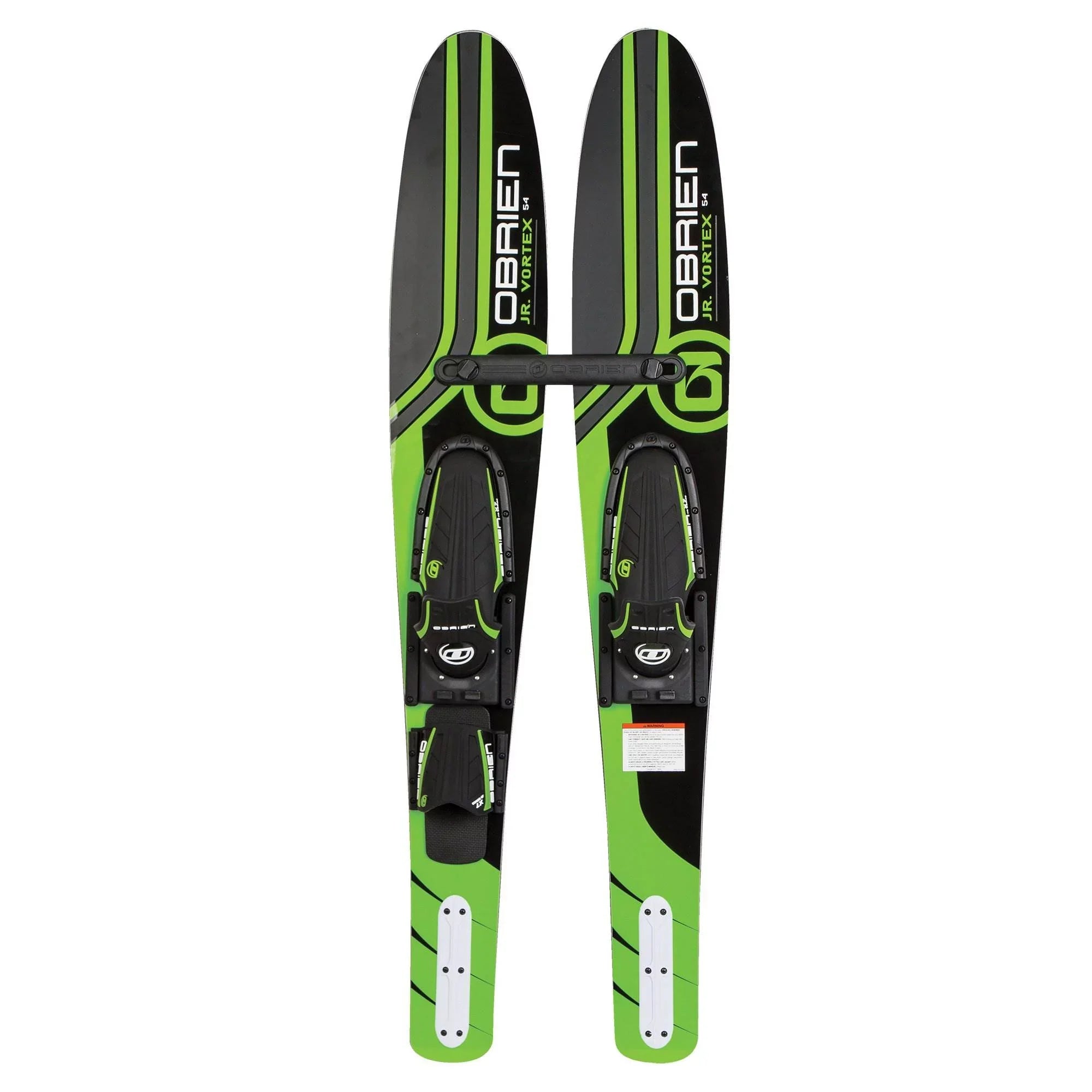(6 54" Green 7, Pack) Combo Kids Size Size Adjustable OBrien Water Skis, 2-Mens