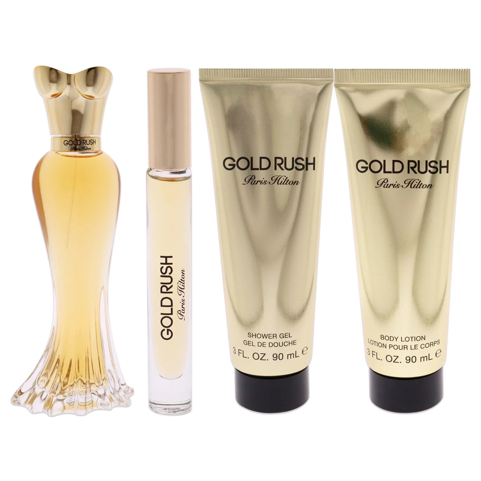 Women, 4 Gift for Rush Gold Pieces Perfume Paris Set Hilton