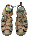 Troy Brown, Eddie Bauer (Dark Leather Cinch Sandals Cord 9) Men's