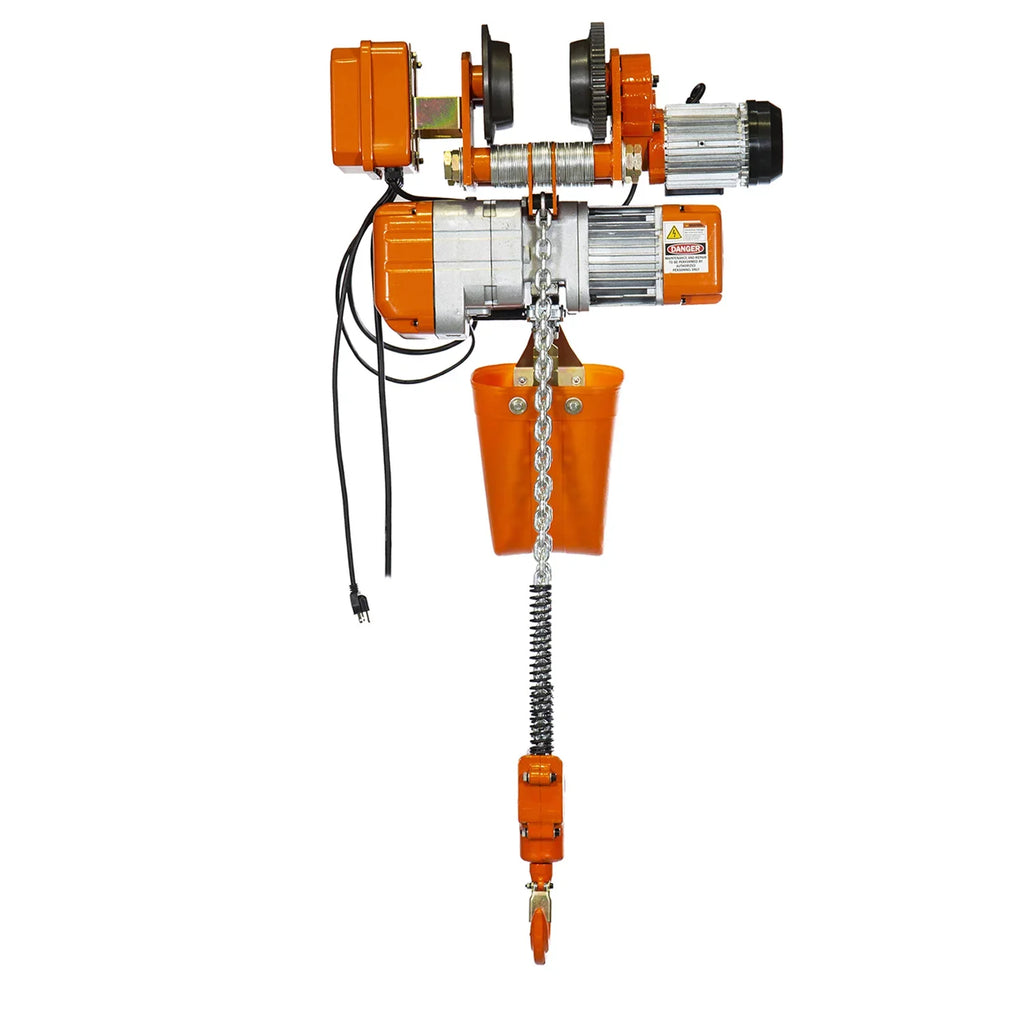 20 Chain Chain Trolley 1 Electric Ton M3/H2 Power ft. 220V G80 Hoist Prowinch