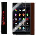for Tablet Skinomi Wood Z3 Sony Protector Xperia Dark Screen Compact Skin &