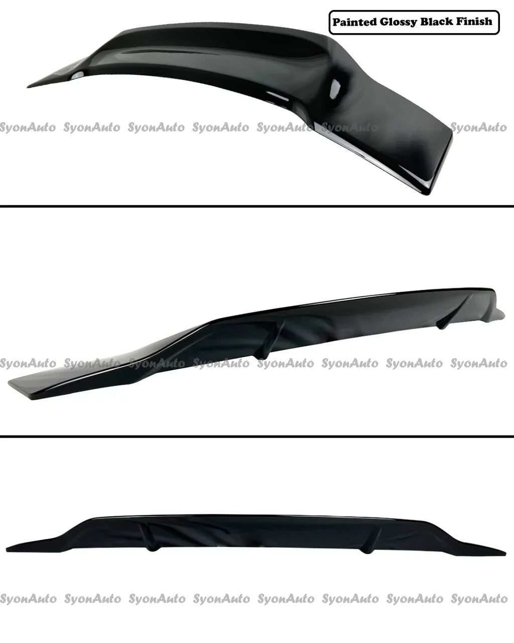 GLOSSY HONDA HIGHKICK TRUNK RS SEDAN FITS CIVIC BLACK 2006-2011 SPOILER STYLE WING
