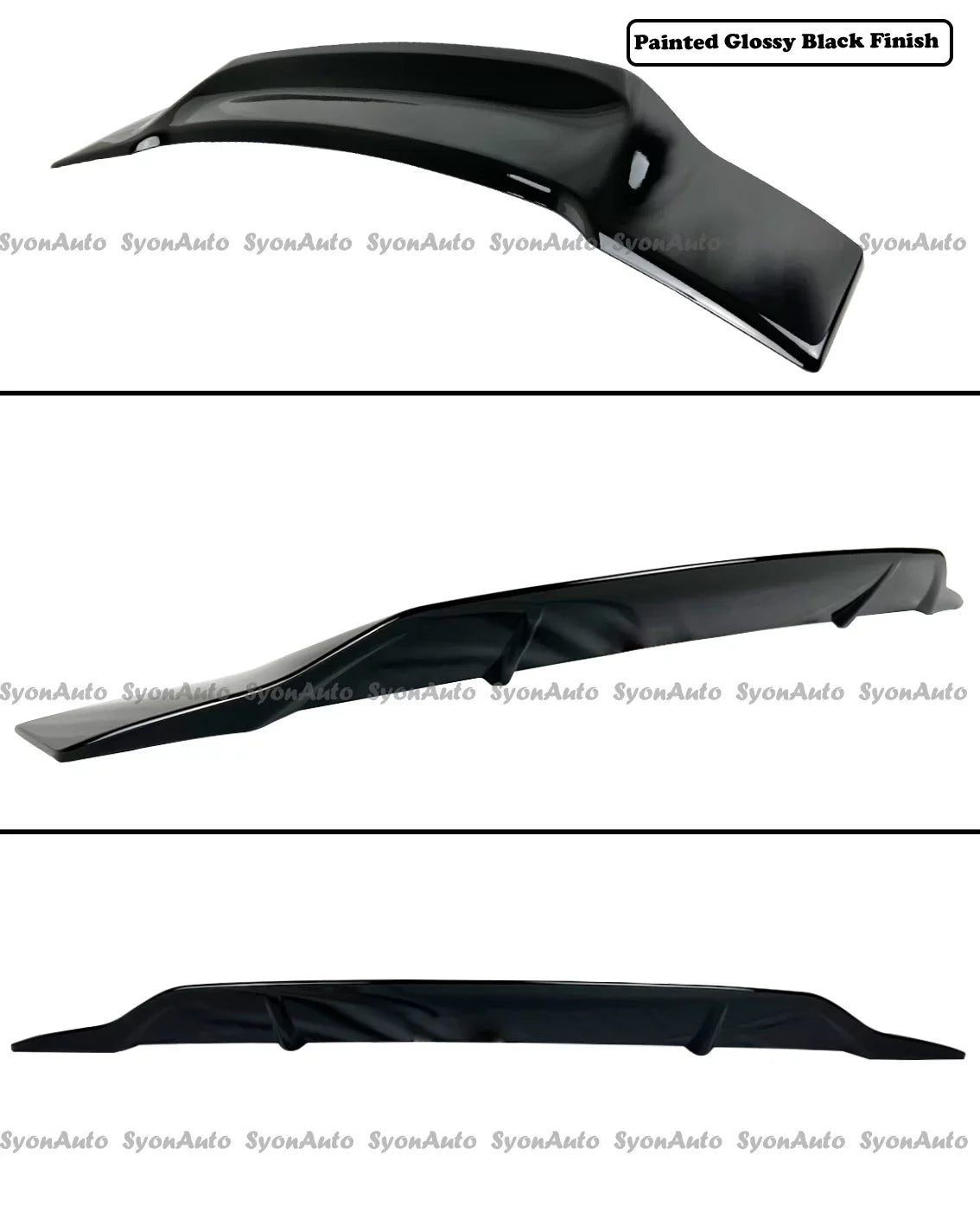 GLOSSY HONDA HIGHKICK TRUNK RS SEDAN FITS CIVIC BLACK 2006-2011 SPOILER STYLE WING