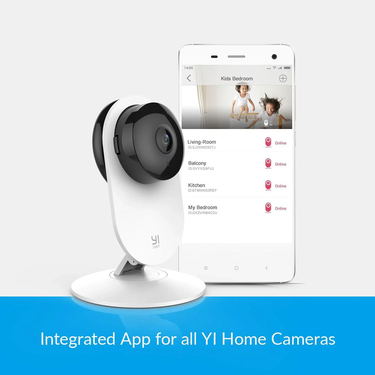 4 Color, Network YI Pack HD Camera,