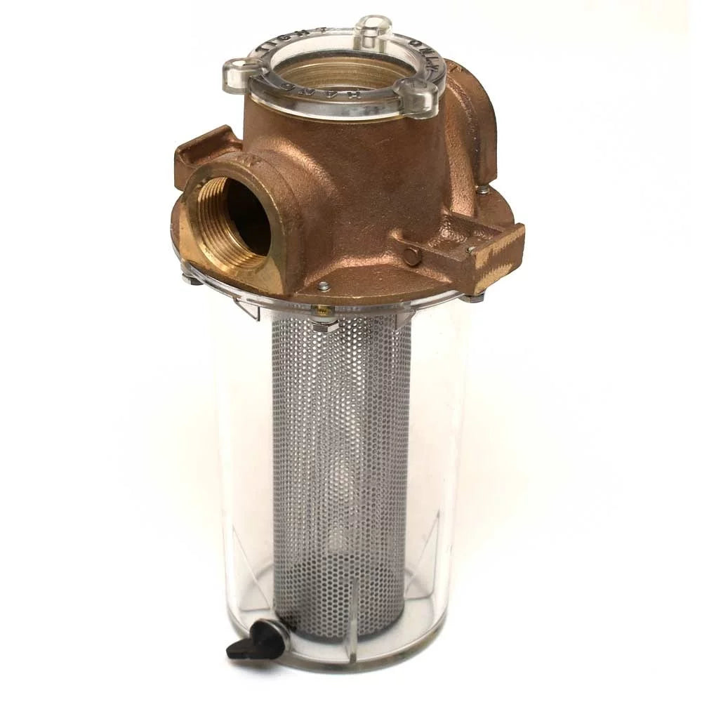 Cast | Water 1/4 1 Groco Strainer ARG-1250-S Boat Inch Raw Bronze